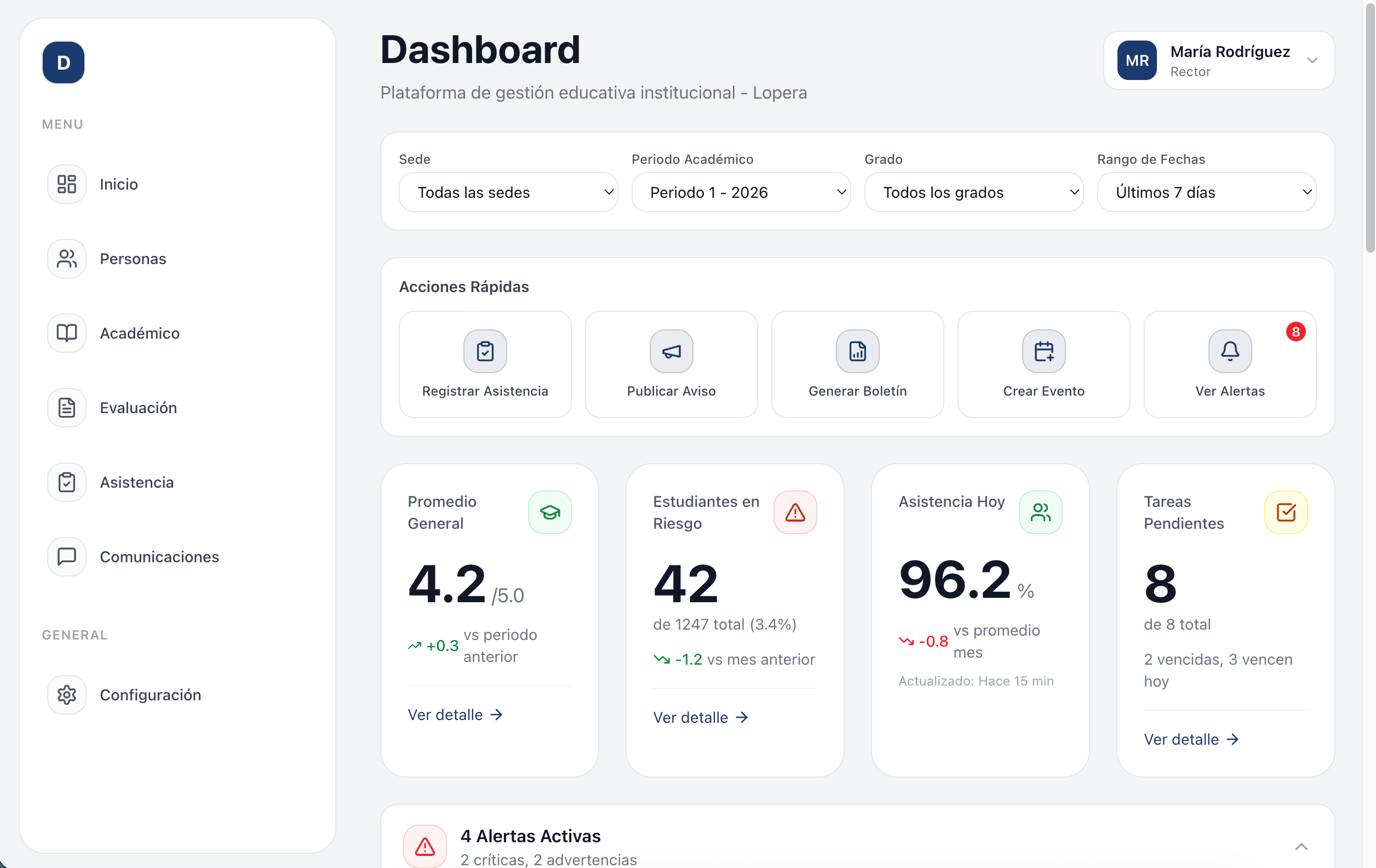 SaaS Instituciones Educativas